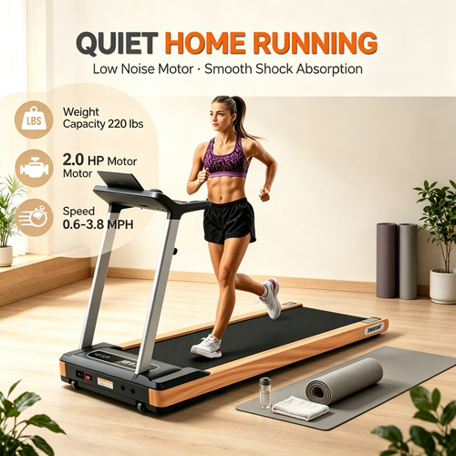 Treadmill walking pad - 3-in-1,