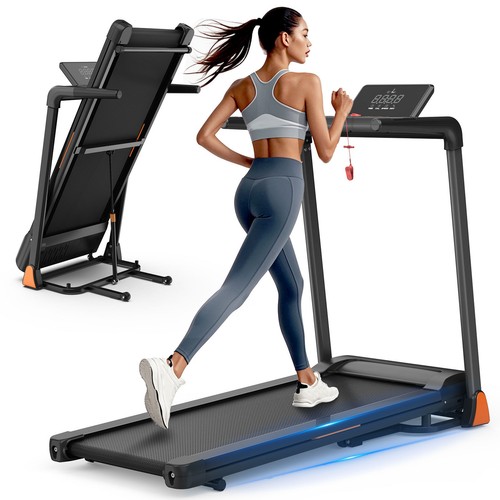 Foldable treadmill led - treadmill,
